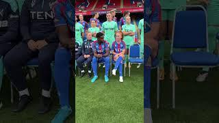 Two teams united  CPFC Team Photo Day | #crystalpalace #premierlegaue #cpfc