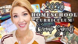 Homeschool Curriculum 2020 \\ Group Subjects for Five kids