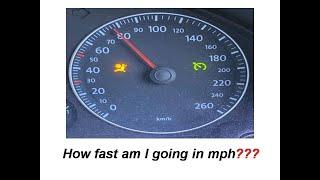 Converting km/h to mph