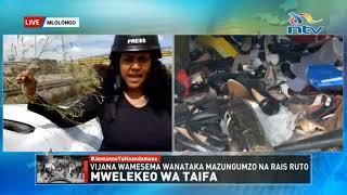 Maandamano: Wakazi wa Mlolongo wafunga barabara, wataka 'password' kwa wapita njia