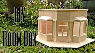 DIY Miniature| Making Mini Shop Using Plywood | Room Box