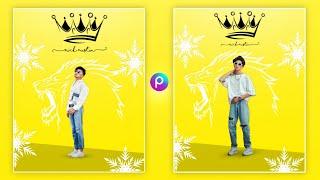PicsArt - New King Creative Photo Editing Tutorial|PicsArt Photo Editing|Fed Editz
