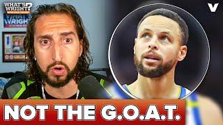 Why Steph Curry is NOT in NBA GOAT conversation | Nick Wright on Warriors