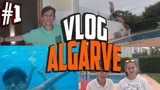 Vlog Algarve #1 - 1º Dia, House Tour e Saltos na Piscina