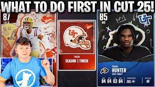 WHAT TO DO FIRST IN CFB 25 ULTIMATE TEAM! FREE COINS, PLAYERS, AND PACKS!
