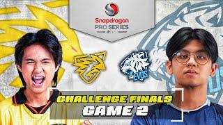 ONIC PH vs EVOS ESPORTS GAME 2 | SNAPDRAGON RPO SERIES CHALLENGE FINALS