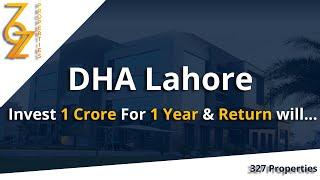 PODCAST EPISODE 01| DHA Lahore | 1 Crore Investment for 1 year & Return will...