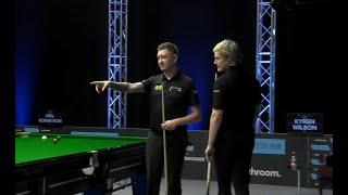 Neil Robertson carefully and accurately calculated the complex ball -