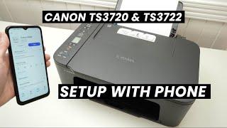 How to Wifi Setup Your Canon Pixma TR3720 / TR3722 With Your Phone