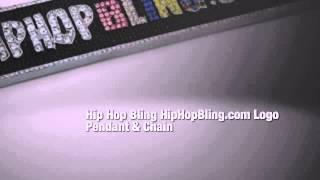 Hip Hop Bling HipHopBling.com Logo Pendant & Chain