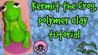 kermit the frog polymer clay tutorial