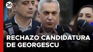 Caos en Rumania tras el rechazo a la candidatura de Georgescu