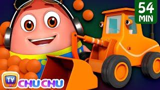 Learn Orange Color with Surprise Eggs Ball Pit Show + More Funzone Songs for Kids - ChuChu TV