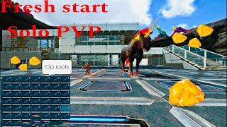 ARK MOBILE l FRESH START SOLO PVP l TAME AND BUILD l