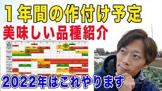 鈴木農園の2022年作付け予定　品種も紹介