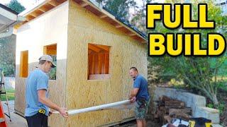 Build A 10x12 Modern Shed DIY Start to Finish for Around $11,000