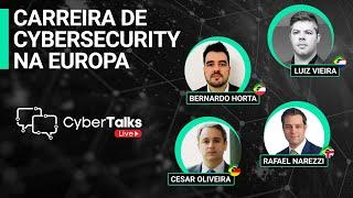 Carreira de Cybersecurity da Europa com três especialistas da área