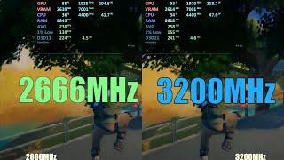 2666MHz vs 3200MHz