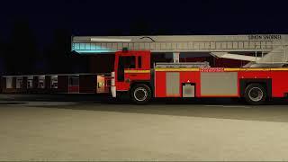 [RARE/NEW] Whitehills Hydraulic Platform + Turntable Ladder - Greater Manchester Fire Roblox