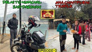 DELHI TO HIMACHAL | 2ND DARSHAN CHINTPURNI JI | YEZDI ADVENTURE | DKD VLOG #HIMCHAL