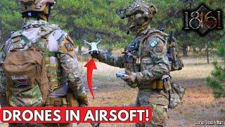 We Used DRONES Against the ENEMY!! | American Milsim 1863 Part 2 | Short Film | Airsoft Gameplay