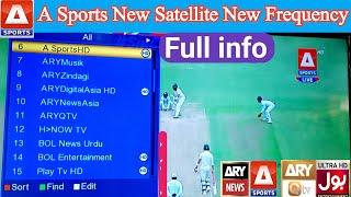 A Sports frequency Apstar 2024|| How to add frequency in satellite Receiver