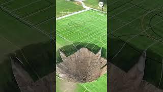 Sinkhole forms in park in Illinois