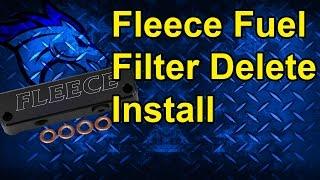 Fuel Filter Delete by Fleece Performance Install: 4th Gen Dodge Cummins