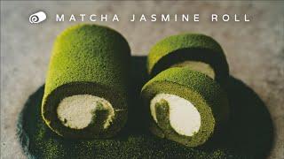 Echte Kyoto Matcha Biskuitrolle | Ultra-reichhaltiges Jasmin-Creme-Rezept