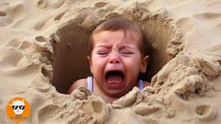 Oh My God! Funny BABY CRY Has Trouble For The First Time #2 - Funny Baby Videos | Just Funniest