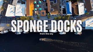 Tarpon Springs Sponge Docks from above ️