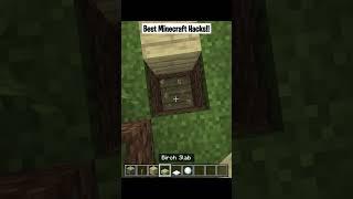 Best Minecraft hacks ever #shorts