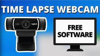 How to Time Lapse Using Webcam EASY Free Software !