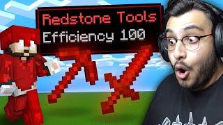 MINECRAFT BUT I CAN CRAFT OP REDSTONE ITEMS | RAWKNEE