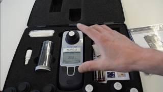 How to operate the Palintest Turbidity Meter