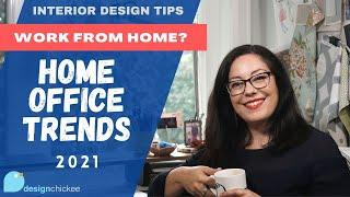 Home Office Design Trends 2021 + GROVEMADE Desk Accessories | Work From Home - Interior Design Tips