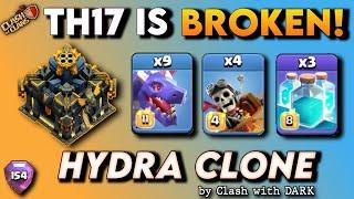 Hydra Clone Attack Th17 | Legend League Day 5 | Hydra Clone Attack Strategy Th17 Clash of Clans