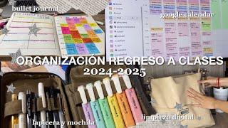 ⭐️preparándome para mi regreso a clases 2024-2025 organización, agenda, horario, lapicera y mochila