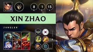 Xin Zhao Jungle vs Lee Sin - KR Challenger Patch 25.07