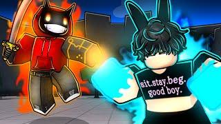 I Fought a WEIRD FEMBOY with CUSTOM MOVESETS... (Roblox The Strongest Battlegrounds)