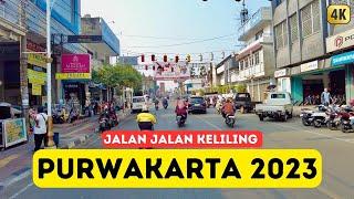 JALAN JALAN KELILING PURWAKARTA 2023 - Melihat Suasana Kota - 4K