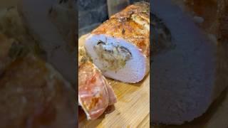 Stuffed Pork Tenderloin #recipe #food #pork #porkrecipe #shorts #youtubeshorts