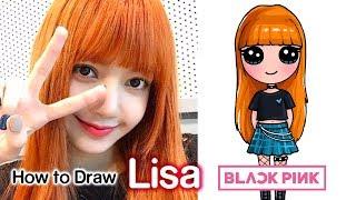 How to Draw Lisa | BlackPink Kpop