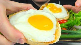 ASMR Breakfast Sunny Side-up Eggs - ASMR Eggmode mouth sounds