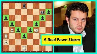 Polgar vs Bacrot: The 8 Pawns Advantage 