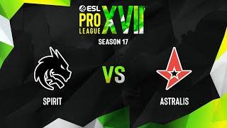 Spirit vs Astralis | Карта 2 Mirage | ESL Pro League Season 17