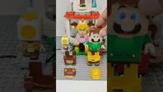 Lego builder mario and tanooki luigi exchange power suit 1.5 #toys #shorts #powerduo #tagteam #viral