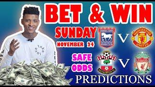 Football Prediction Today 24-11-2024 |  Betting tips Today | Safe investments