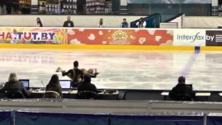 JGP Minsk 2013 SP Christina ZAITSEV / Ernie Utah STEVENS
