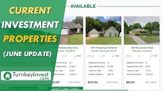 TurnkeyInvest.com - Current Investment Properties (June)